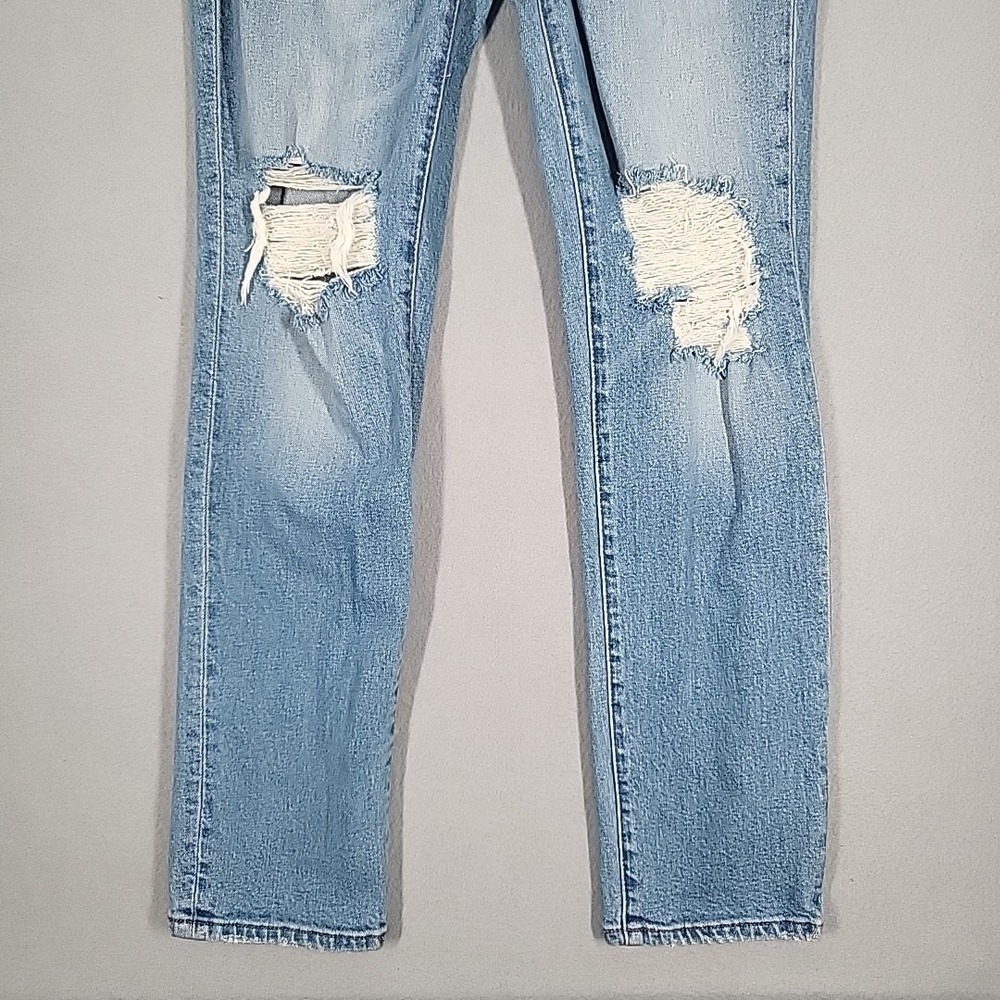 Madewell The Perfect Vintage Jeans Women's 26 Blue Denim Distressed Straight Cas - Picture 4 of 15
